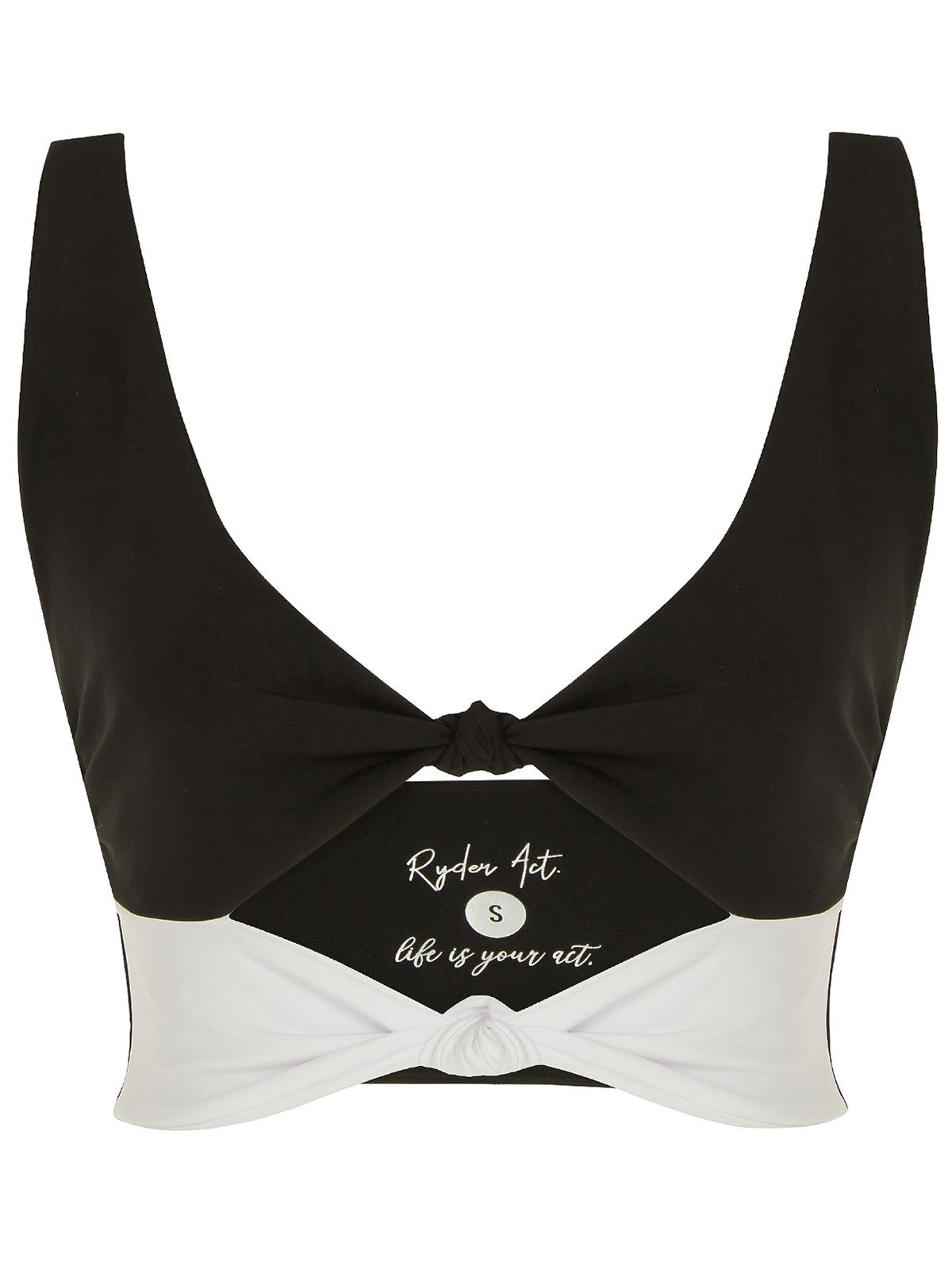 Simple Bw Sport Bra | Black