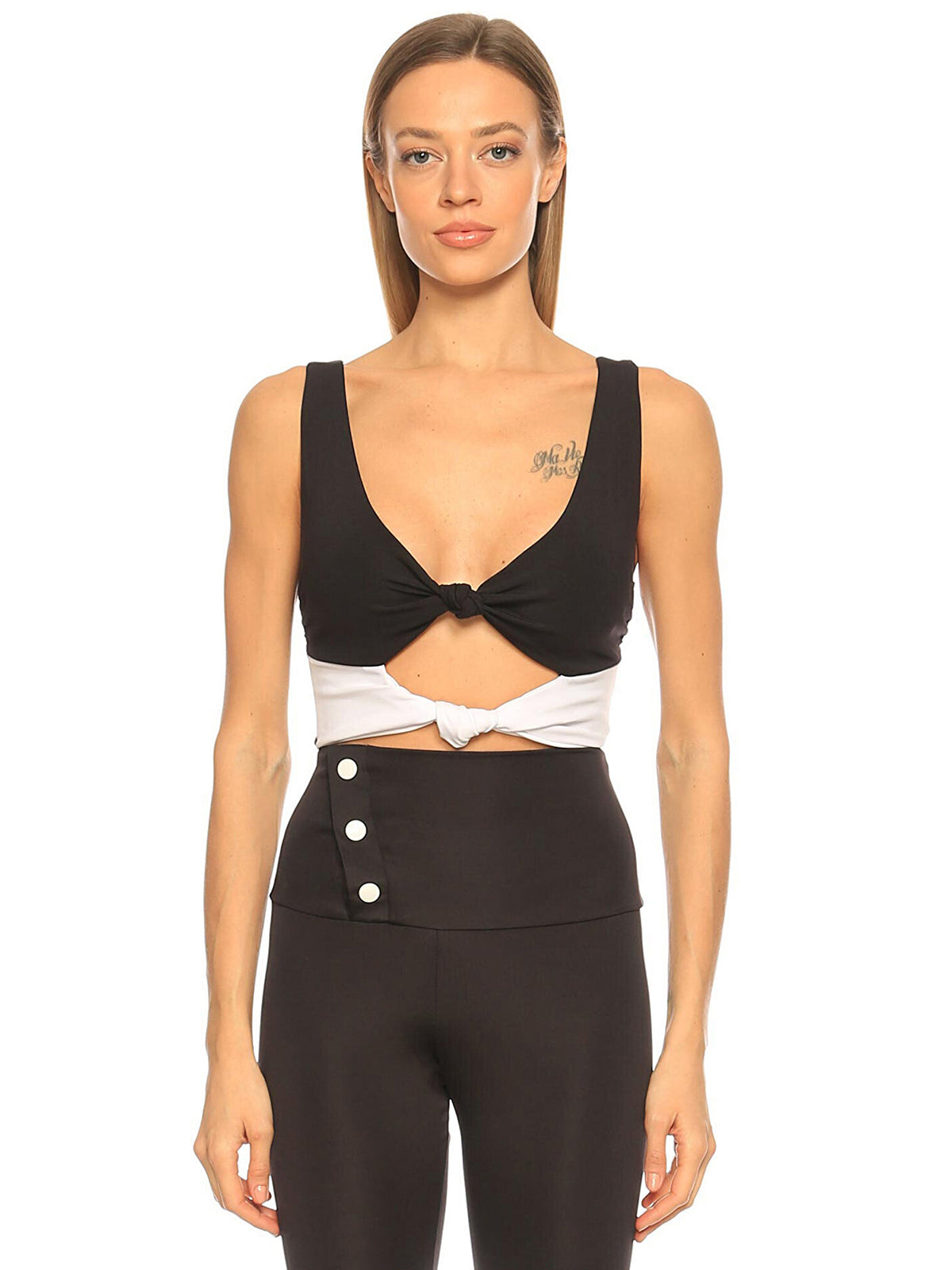 Simple Bw Sport Bra | Black