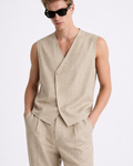 Contour Vest - Beige